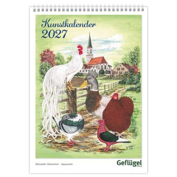 Kunstkalender Geflügel 2027