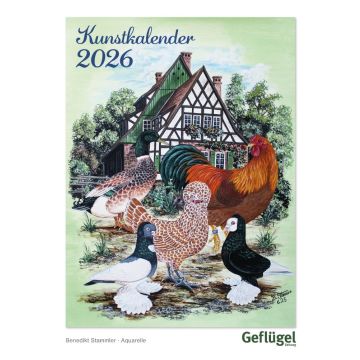 Kunstkalender Geflügel 2026